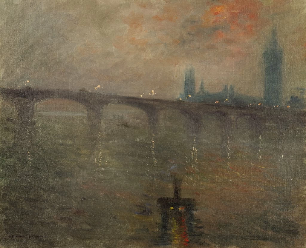 Serata, Westminster dal ponte di Waterloo